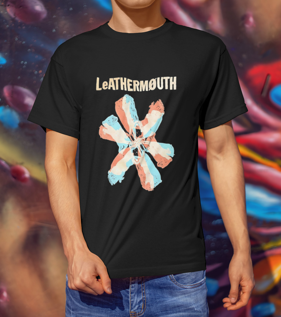 Leathermouth Psychedelic Abstract Flower T-Shirt