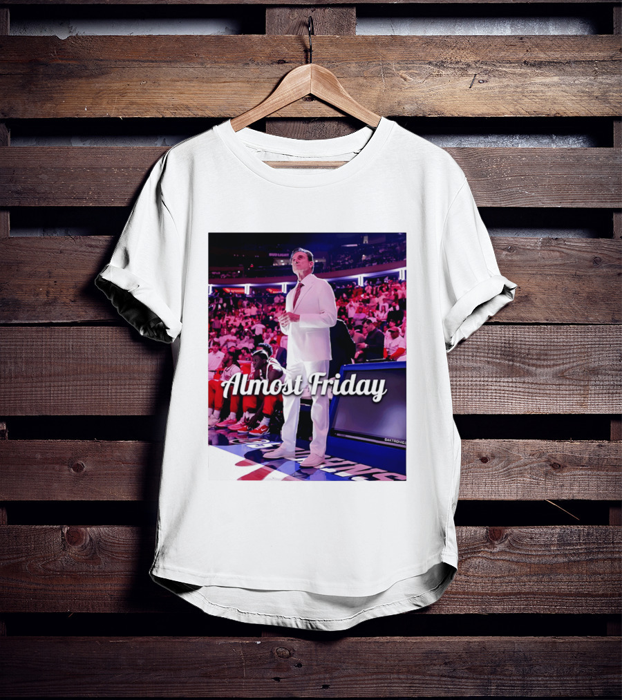 Almost Friday Rick Pitino Basketball Game Coach Suit T-Shirt