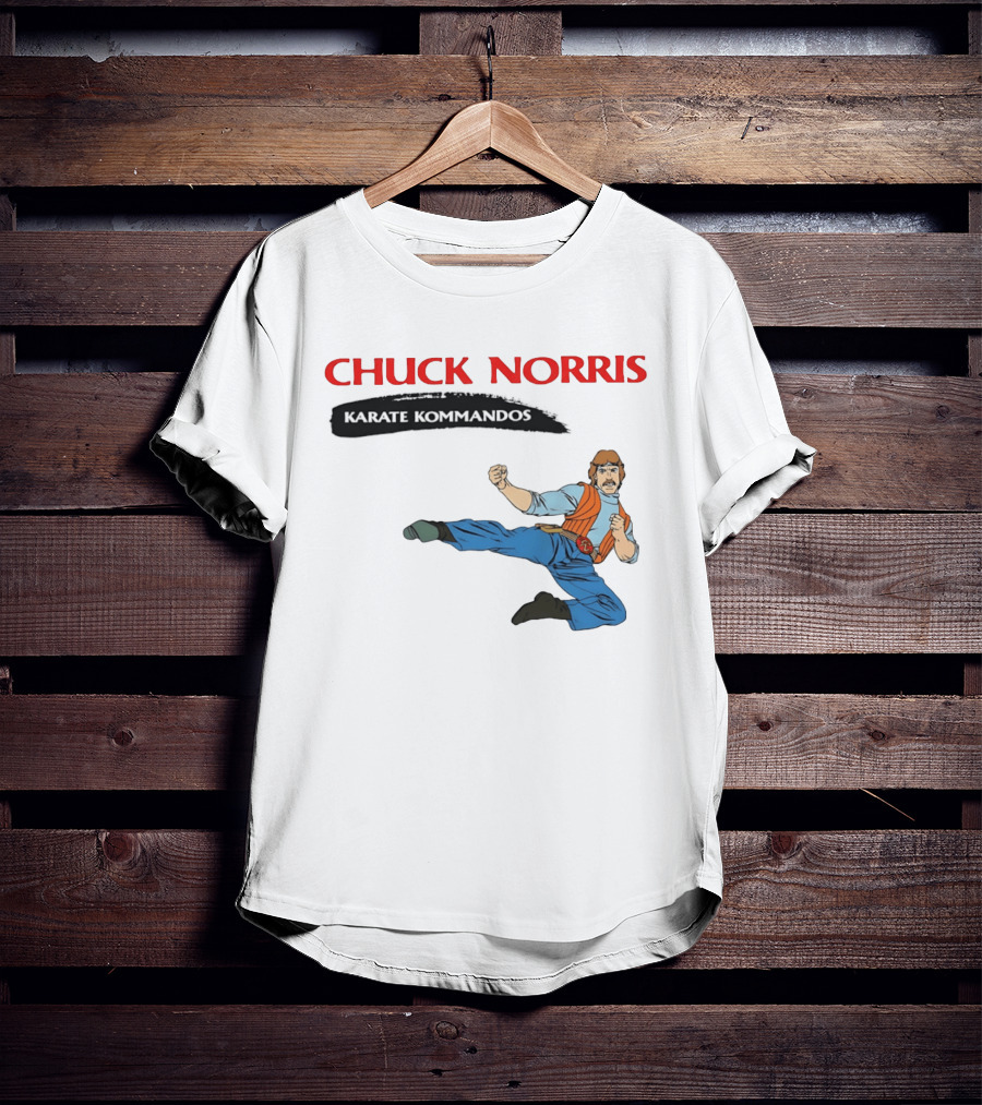 Chuck Norris Karate Kommandos 80s Cartoon Martial Arts Adventure T-Shirt