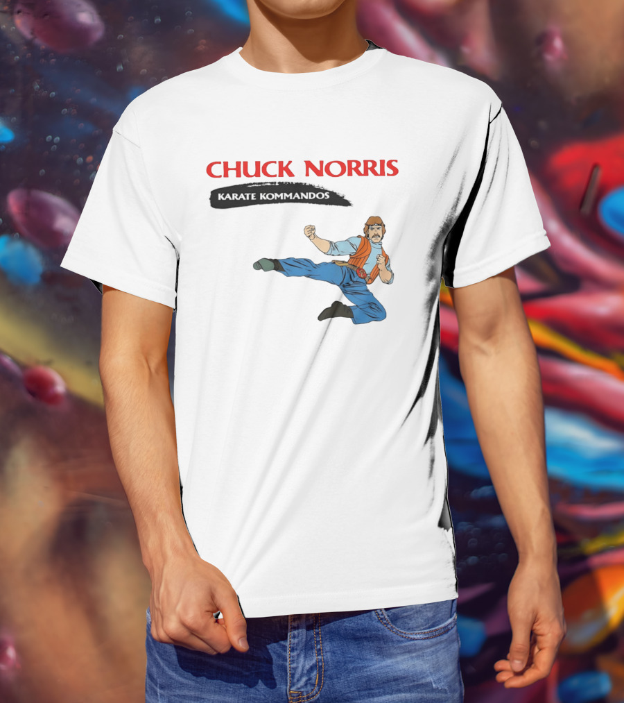Chuck Norris Karate Kommandos 80s Cartoon Martial Arts Adventure T-Shirt