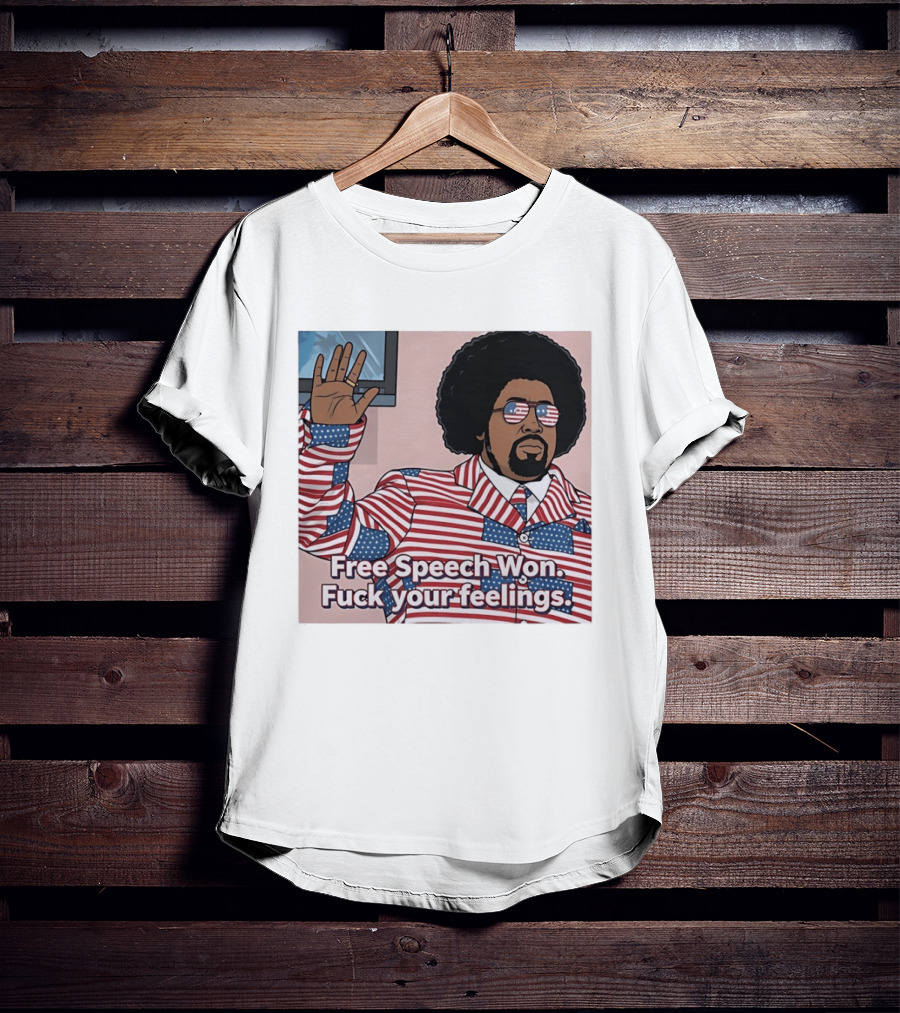 USA Flag Free Speech Won Fck Your Feelings Patriotic T-Shirt