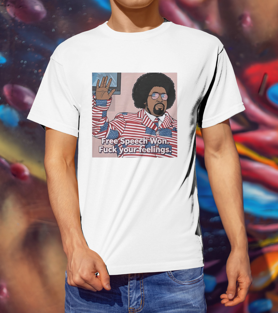 USA Flag Free Speech Won Fck Your Feelings Patriotic T-Shirt