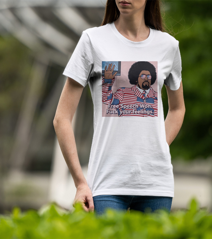 USA Flag Free Speech Won Fck Your Feelings Patriotic T-Shirt