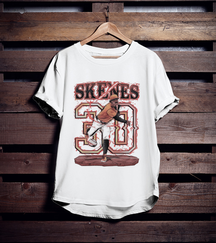 Skenes 30 Pittsburgh Pirates Baseball Blazing 2026 T-Shirt
