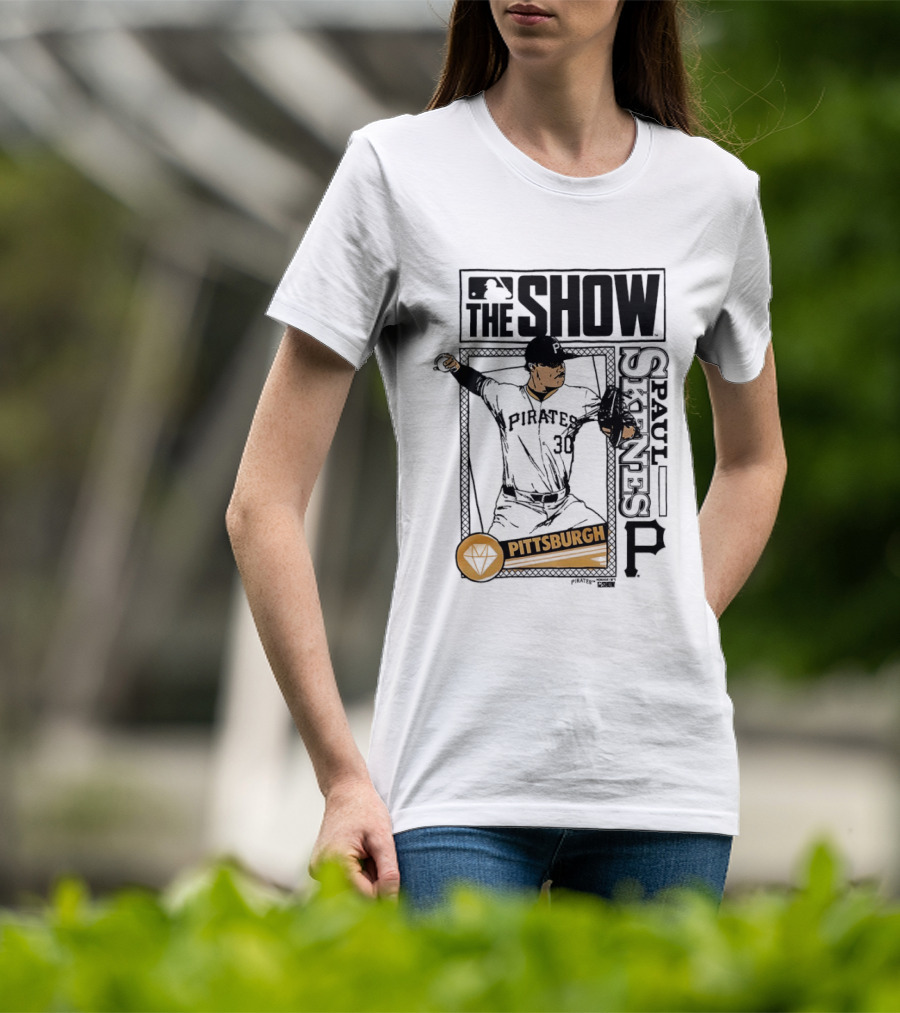 Pittsburgh MLB The Show Paul Skenes 30 Caricature T-Shirt