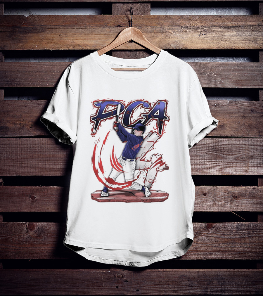 PCA Player Of 4 Philadelphia Phillies Baseball 2026 Batter Stance Action T-Shirt