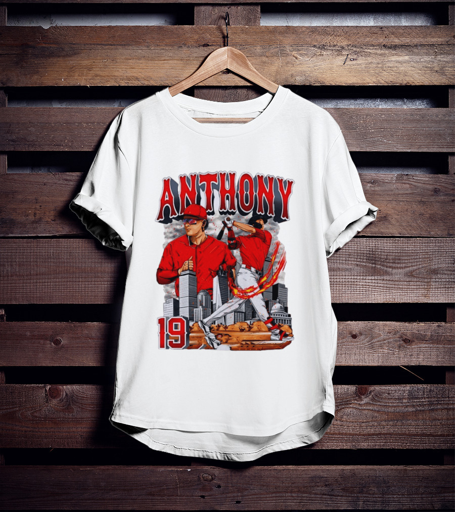 Anthony 19 Boston Red Sox 2026 City Skyline Baseball T-Shirt