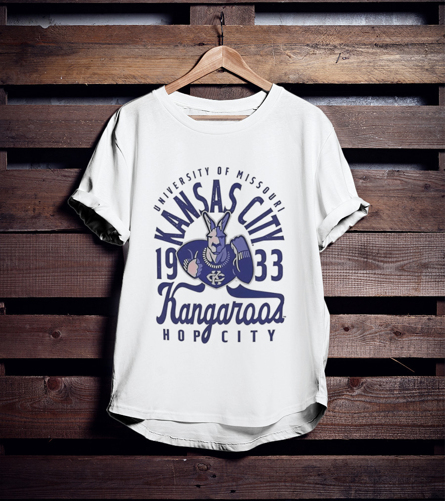 University Of Missouri Kansas City Kangaroos 1933 Hop City Basketball T-Shirt