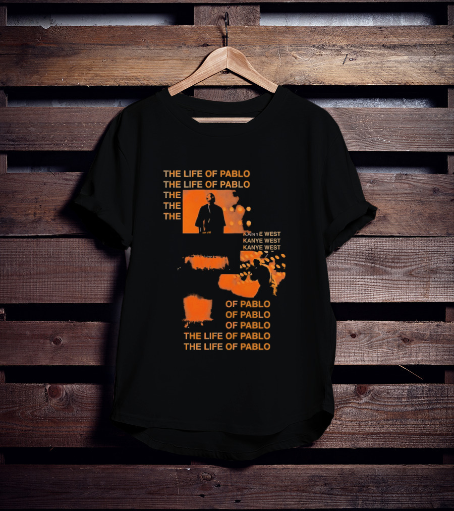 Kanye West The Life Of Pablo Album Cover T-Shirt
