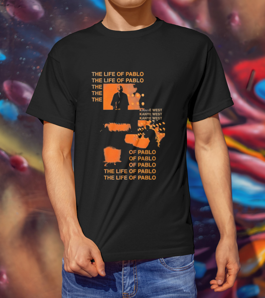 Kanye West The Life Of Pablo Album Cover T-Shirt