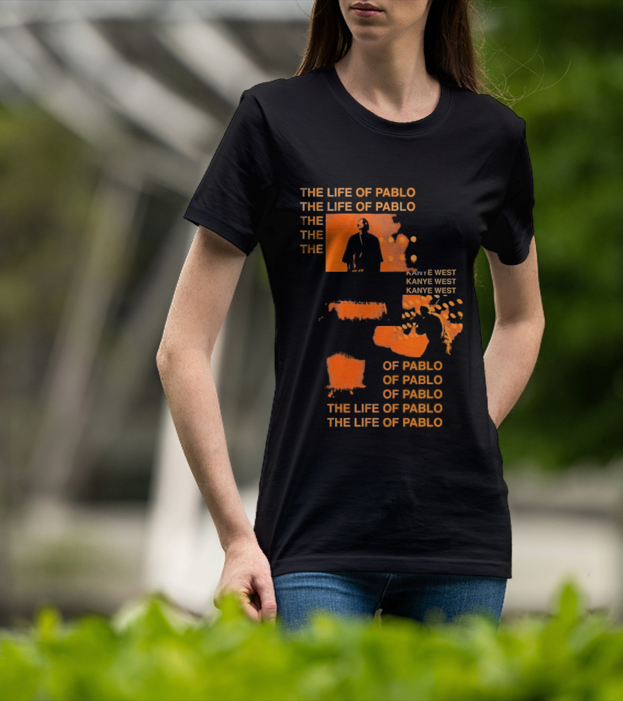 Kanye West The Life Of Pablo Album Cover T-Shirt
