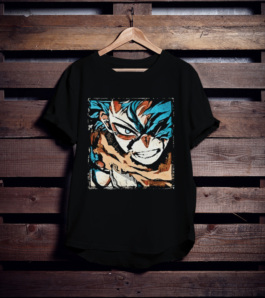 My Hero Academia Trippy Deku Blue And Red Abstract T-Shirt