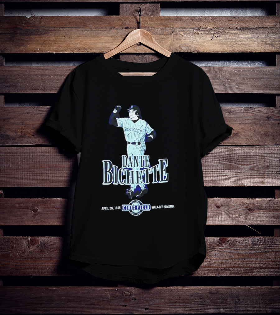Dante Bichette Rockies Coors Field Walk Off Home Run T-Shirt