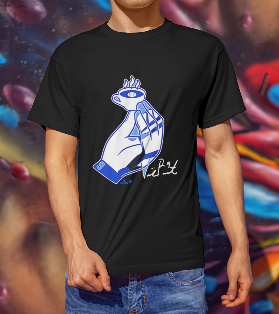 Vinnie Pasquantino Che Vuoi Espresso 9 Baseball Glove Cup Signature T-Shirt