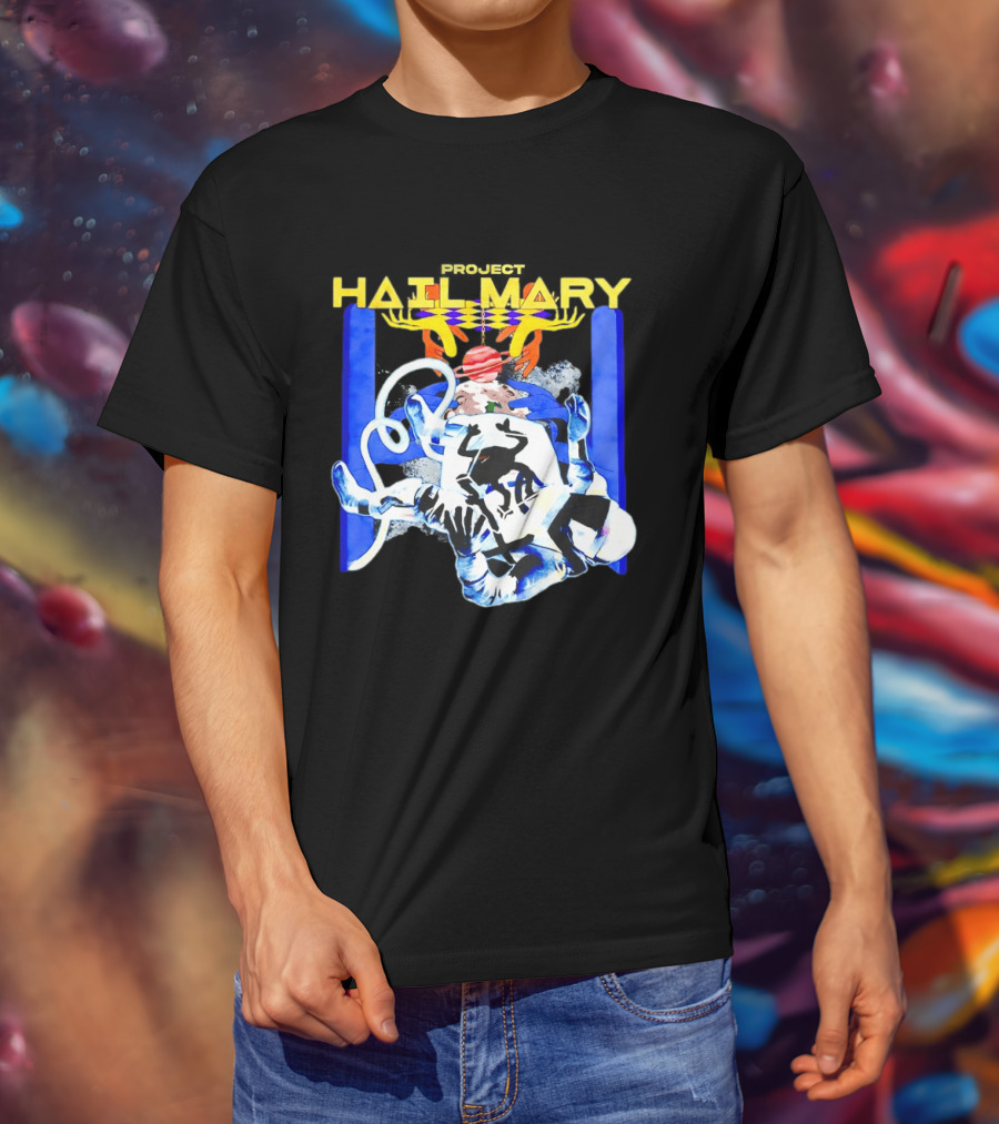 Hail Mary Sci Fi Space Adventure Book Lover T-Shirt