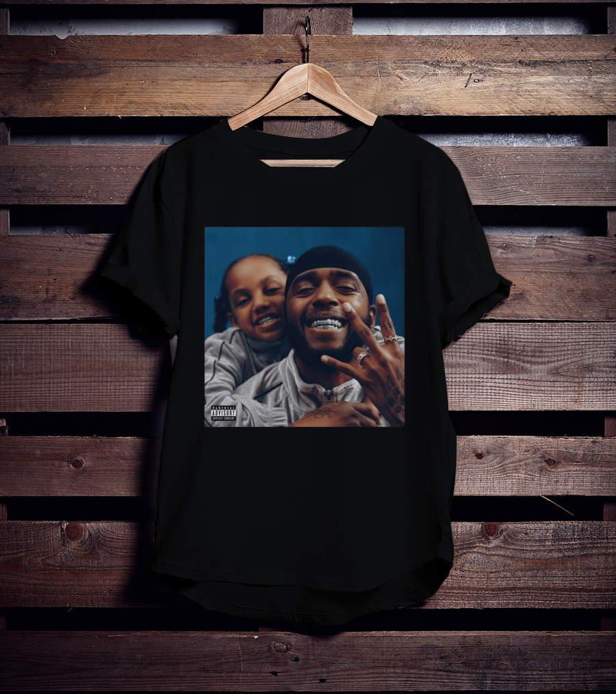6Lack Love Is The New Gangsta Album Cover Grinning With Grillz T-Shirt