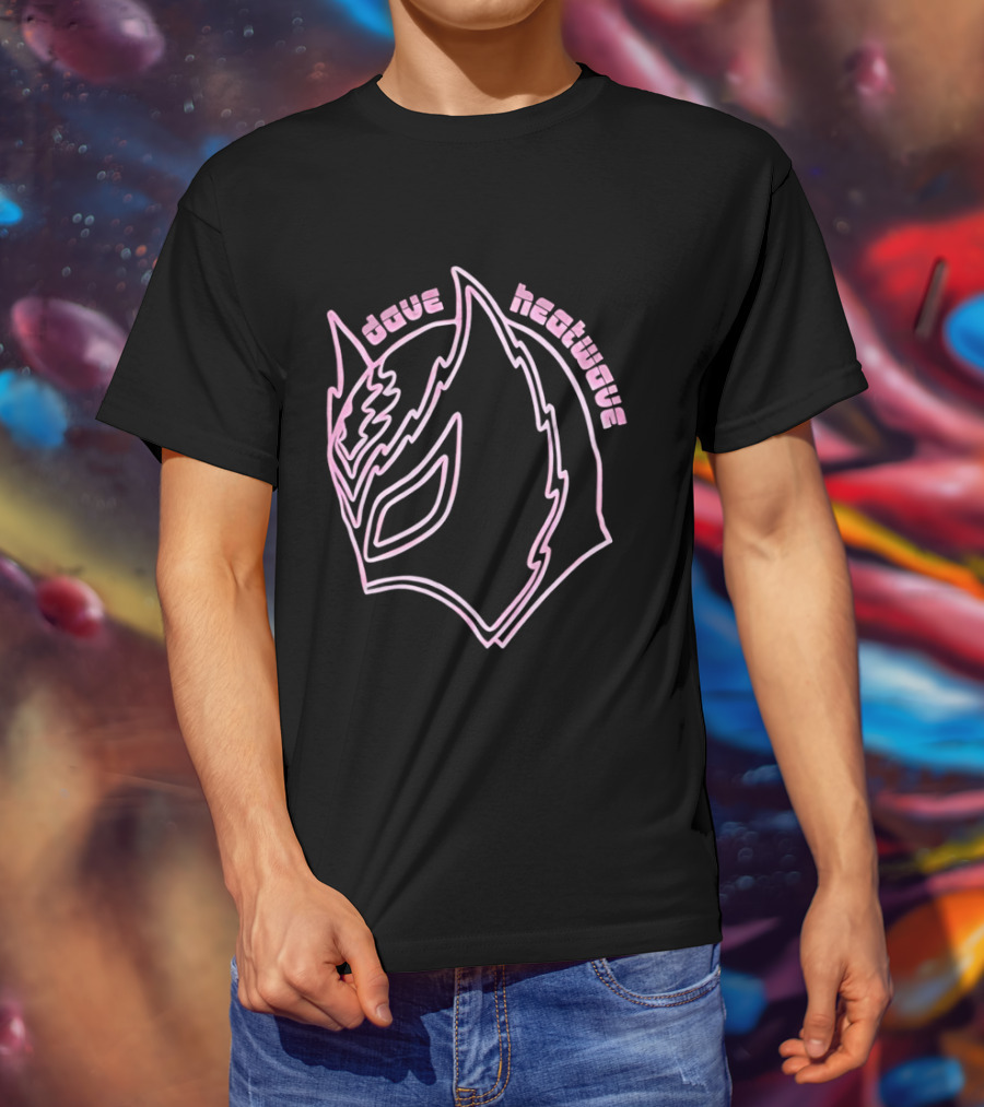 Matt Mercer Dave Heatwave Mask Iconic Luchador T-Shirt