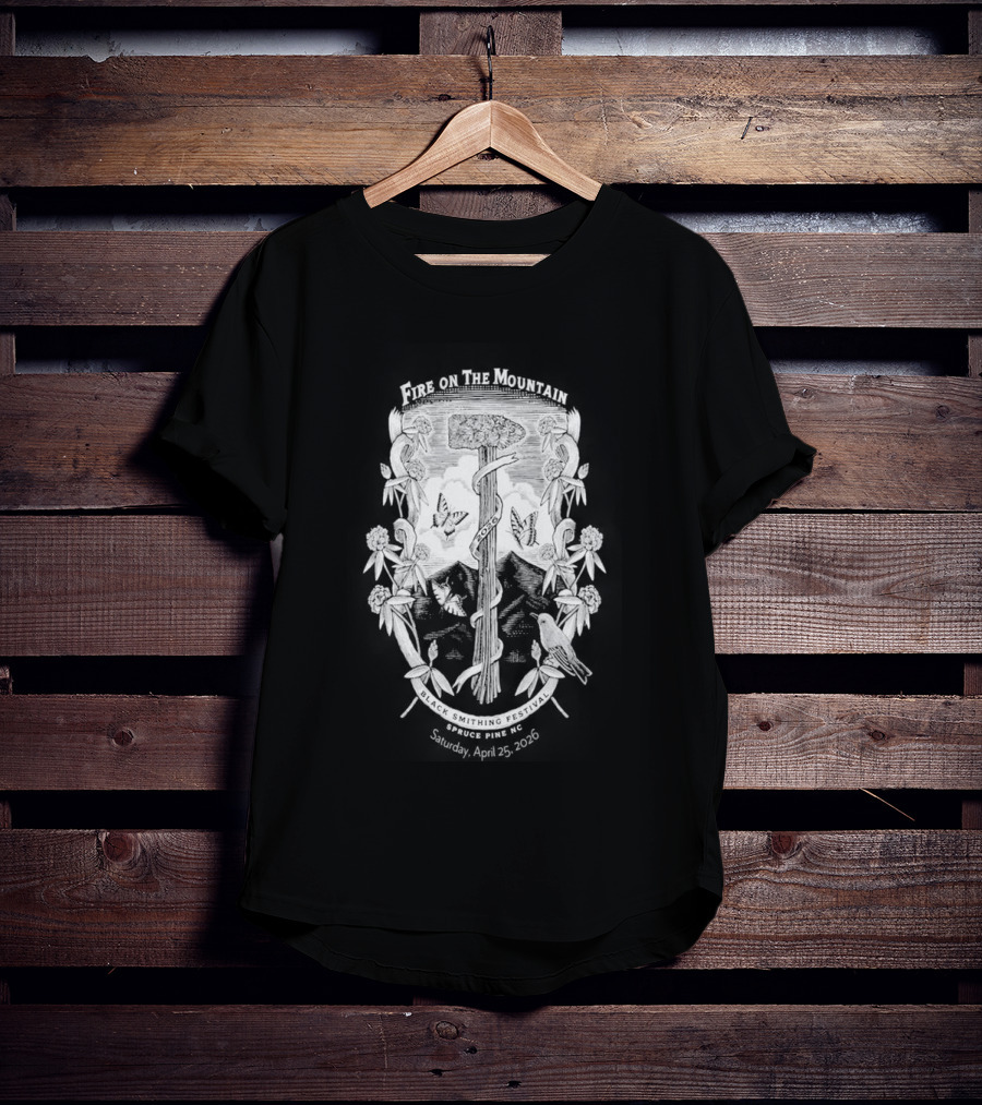 Fire On The Mountain Festival Spruce Pine NC Apr 25 2026 T-Shirt