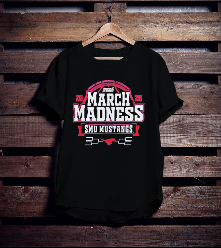 SMU Mustangs 2026 NCAA Women's Basketball March Madness Four It All T-Shirt