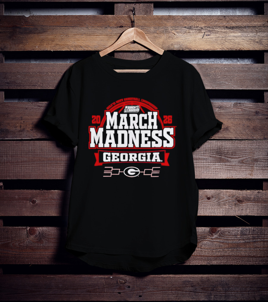 Georgia Bulldogs 2026 NCAA Tournament March Madness Basketball T-Shirt