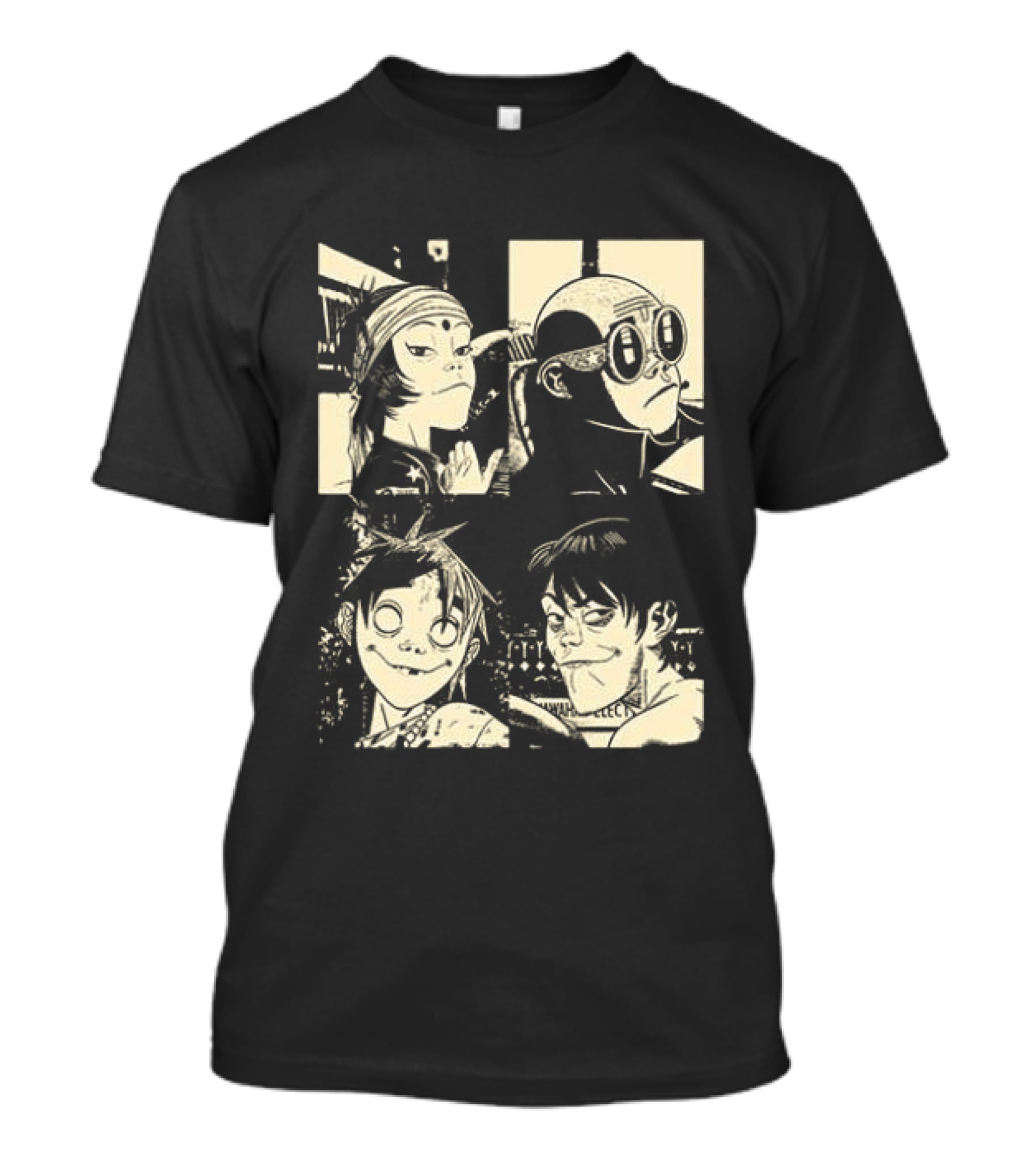 Gorillaz The Mountain Tour 2023 Dates And Locations Vintage Band T-Shirt
