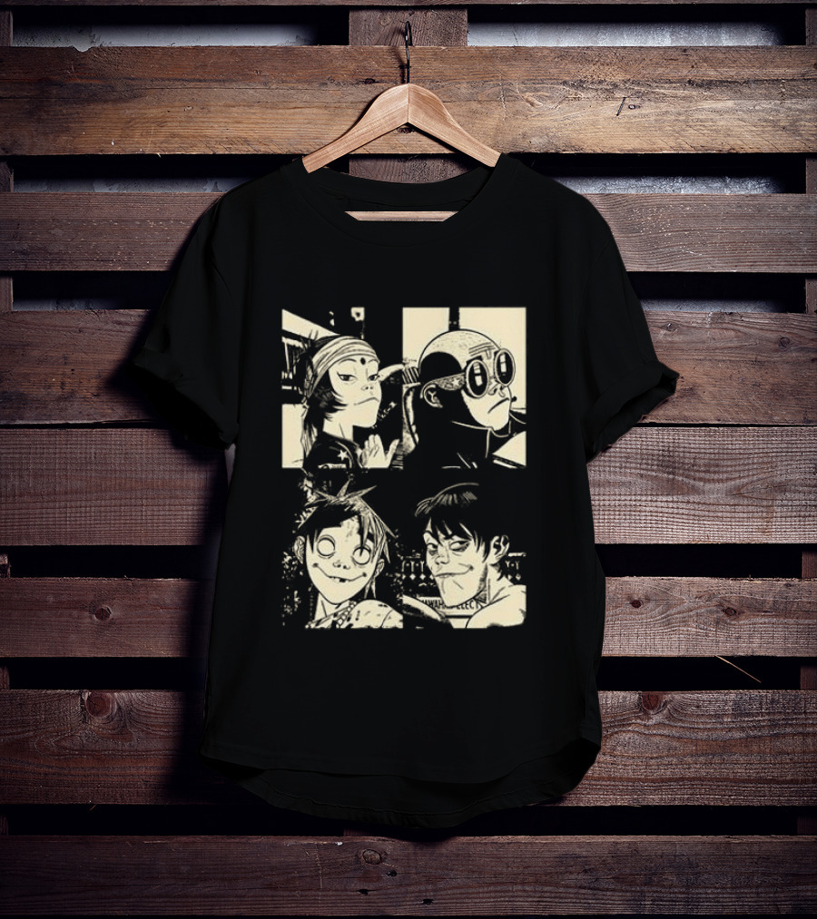 Gorillaz The Mountain Tour 2023 Dates And Locations Vintage Band T-Shirt