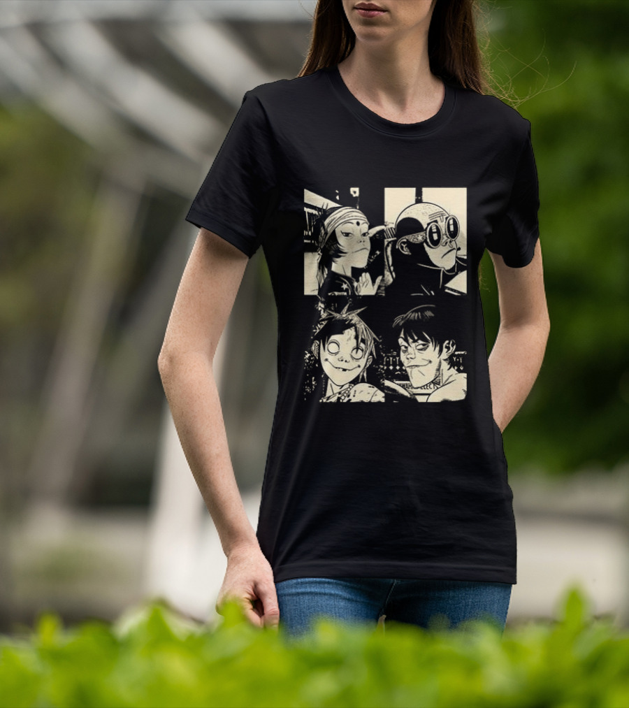 Gorillaz The Mountain Tour 2023 Dates And Locations Vintage Band T-Shirt