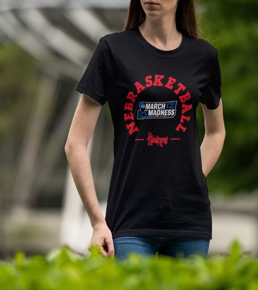 Nebrasketball NCAA Huskers March Madness 2026 T-Shirt