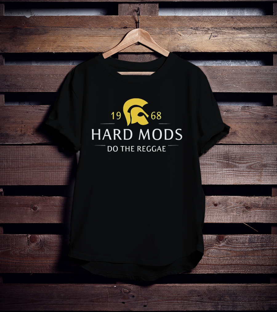 1968 Hard Mods Do The Reggae Spartan Helmet T-Shirt