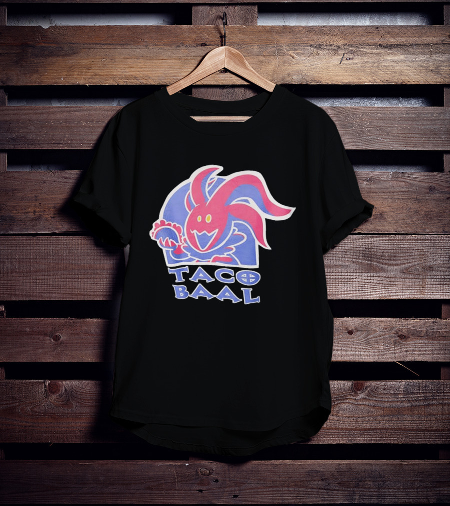 Taco Baal Jester Demon Holding Taco T-Shirt