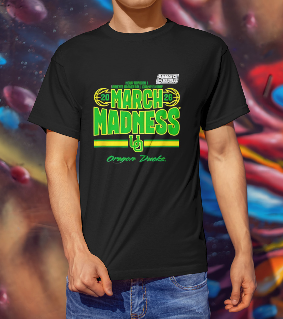 Oregon Ducks 2026 NCAA Tournament Women's Basketball Championship March Madness T-Shirt