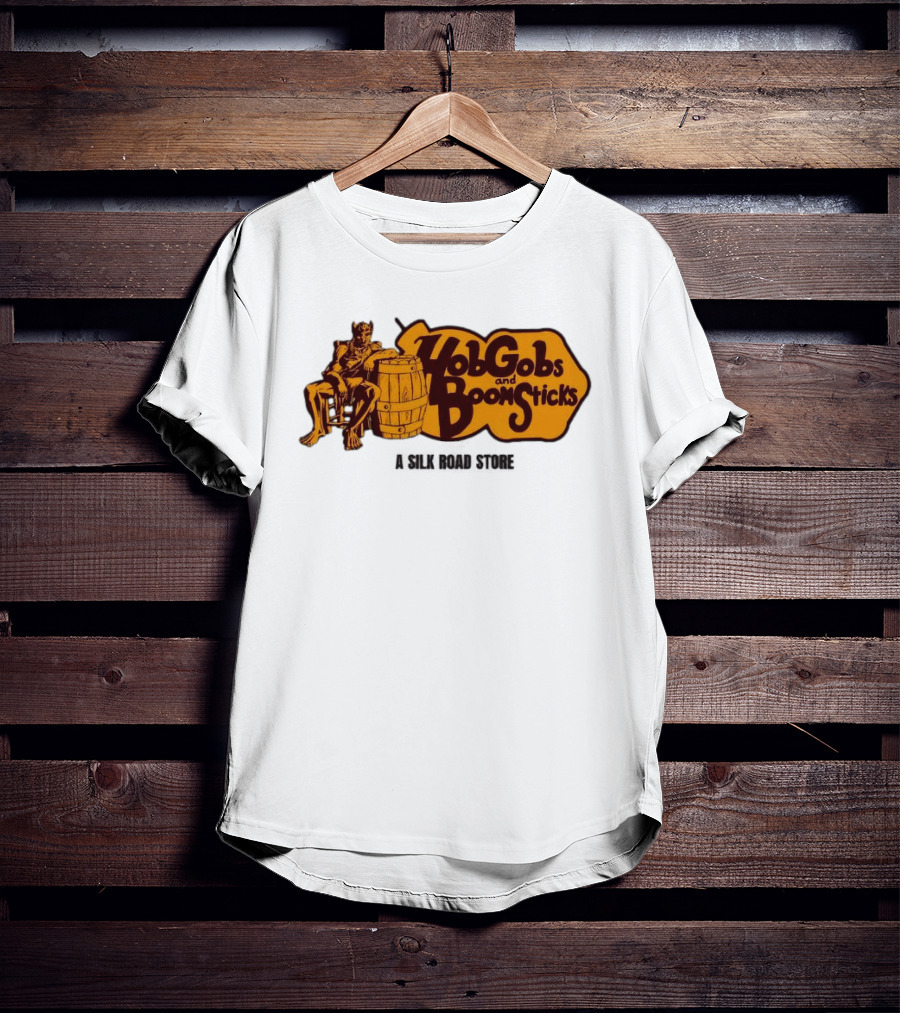 HobGobs And Boom Sticks A Silk Road Store Mythical Goblin Barrel T-Shirt