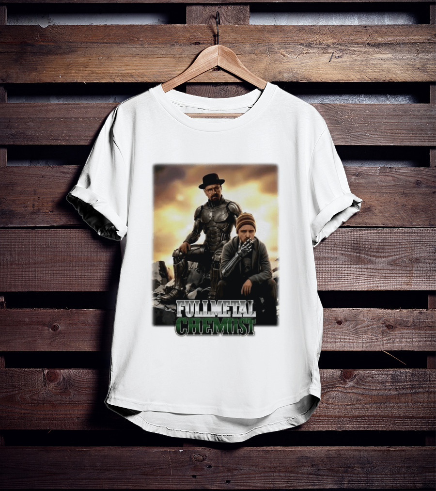 Bryan Cranston Jesse Pinkman Fullmetal Chemist T-Shirt