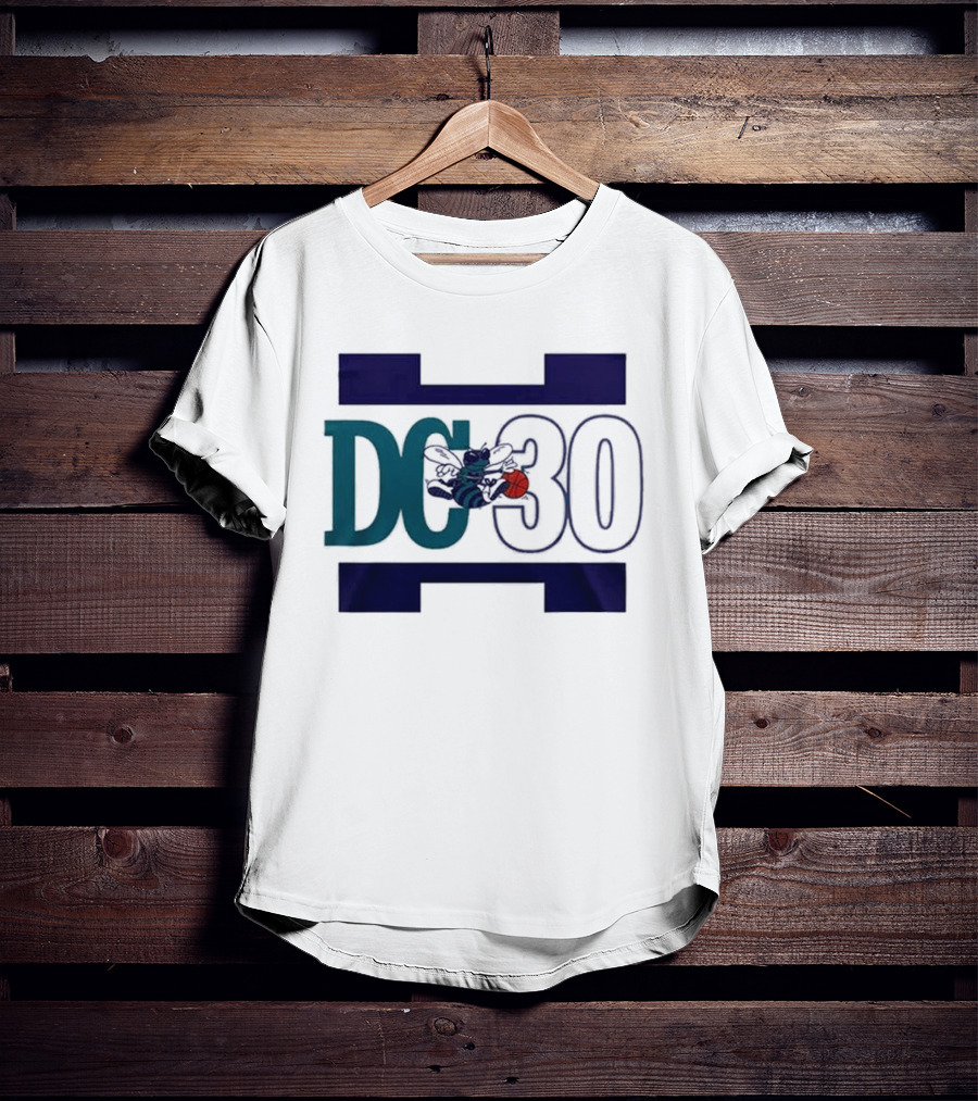 Charlotte Hornets 2026 DC 30 Dell Curry T-Shirt
