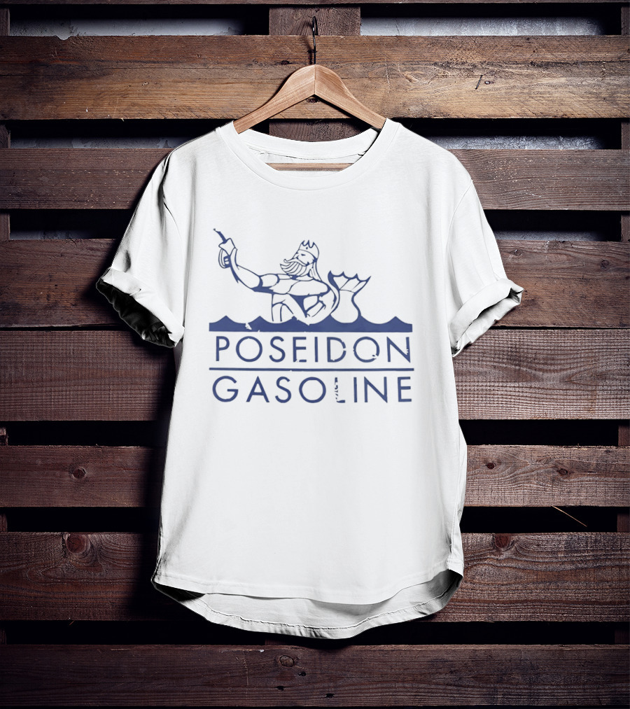 Poseidon Gasoline Mythical Sea God Branding Pseudonym Gasoline T-Shirt