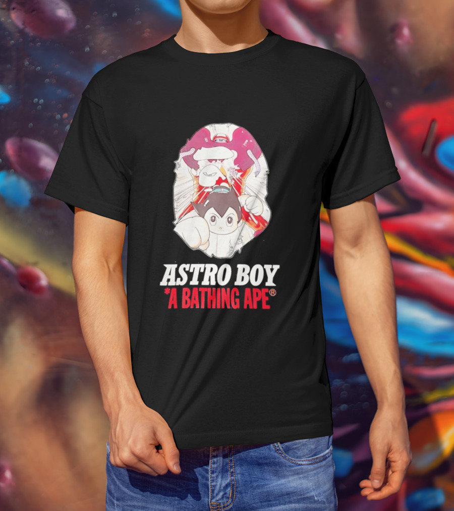 Astro Boy A Bathing Ape Collaboration Comic T-Shirt