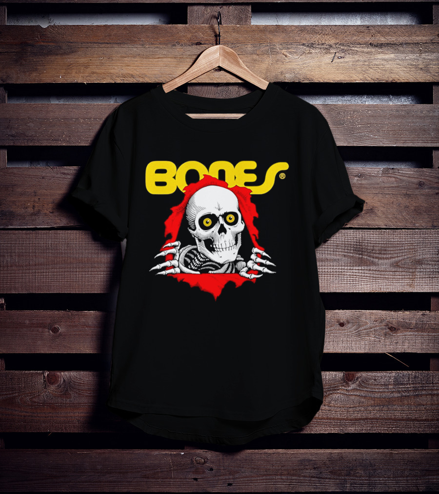 Bones Brigade Powell Peralta Ripper Skeleton Skull T-Shirt