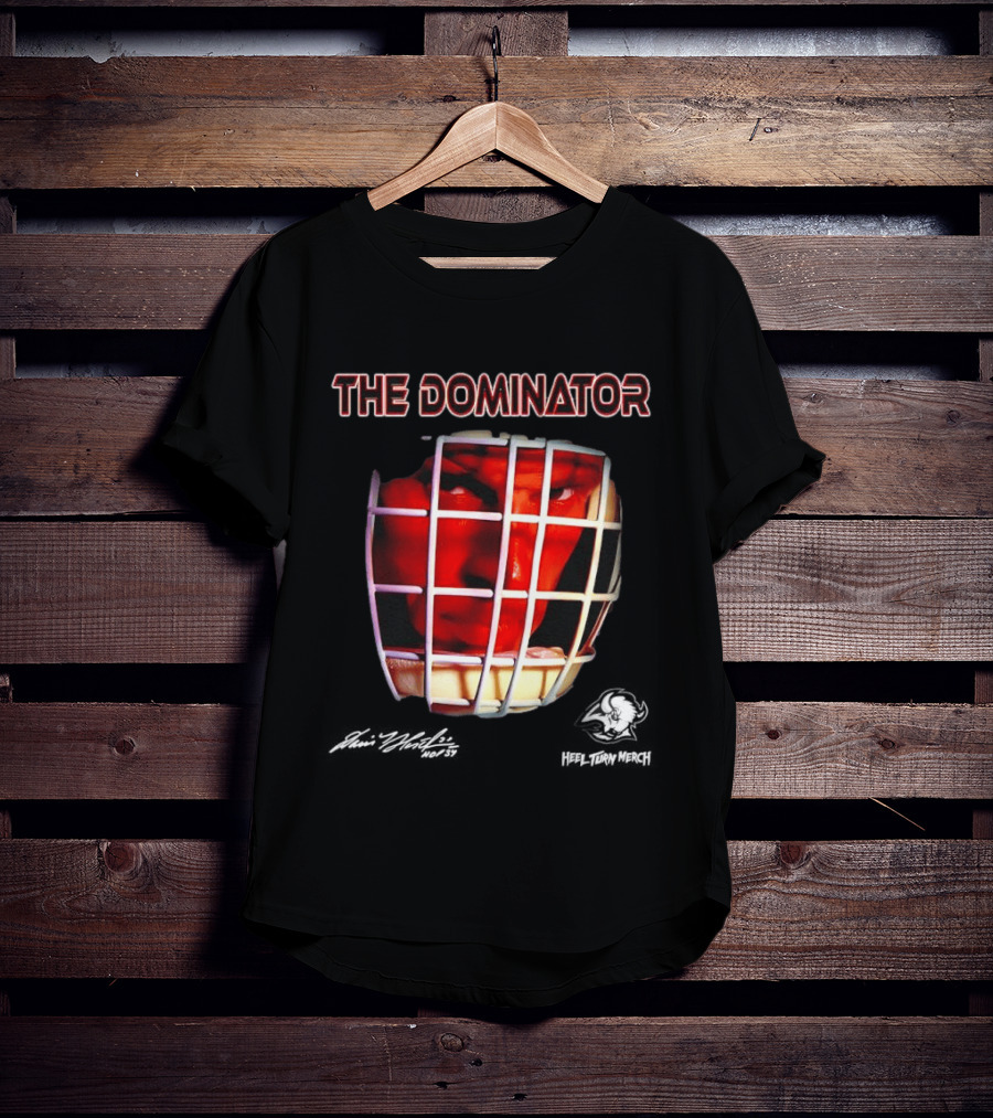 Buffalo Sabres Dominik Hasek The Dominator Hockey Mask T-Shirt