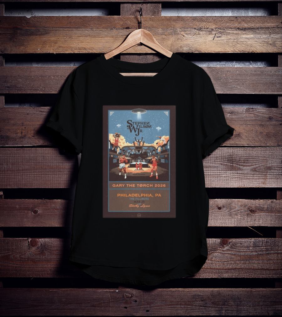Stephen Wilson JR. Gary The Torch 2026 Philadelphia PA The Fillmore Mar 25 Shelby Lynne T-Shirt