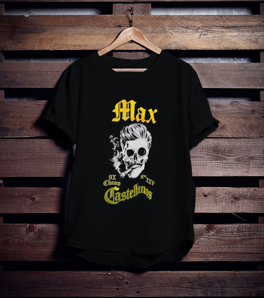 Max Castellanos 9x Champ Shaka Skull T-Shirt