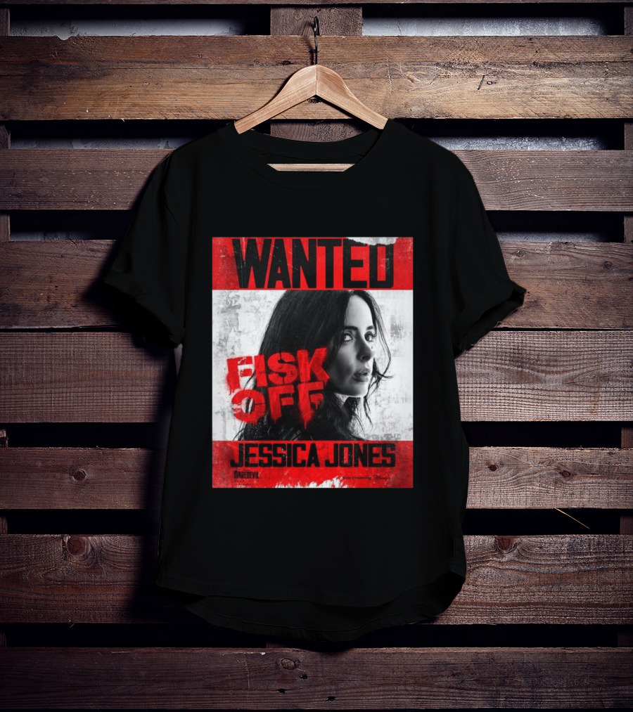 Wanted Jessica Jones Fisk Off Daredevil Born Again Season 2 T-Shirt