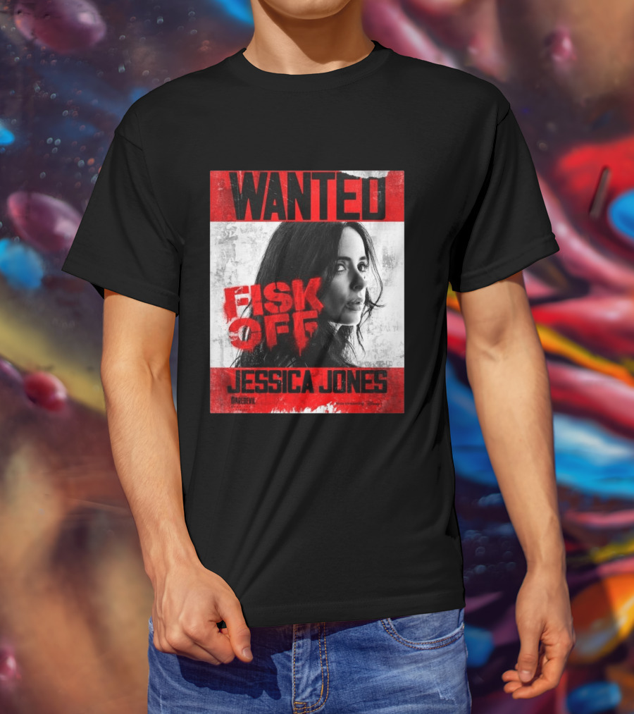 Wanted Jessica Jones Fisk Off Daredevil Born Again Season 2 T-Shirt