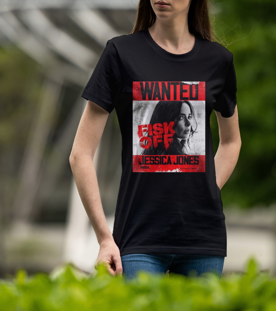 Wanted Jessica Jones Fisk Off Daredevil Born Again Season 2 T-Shirt