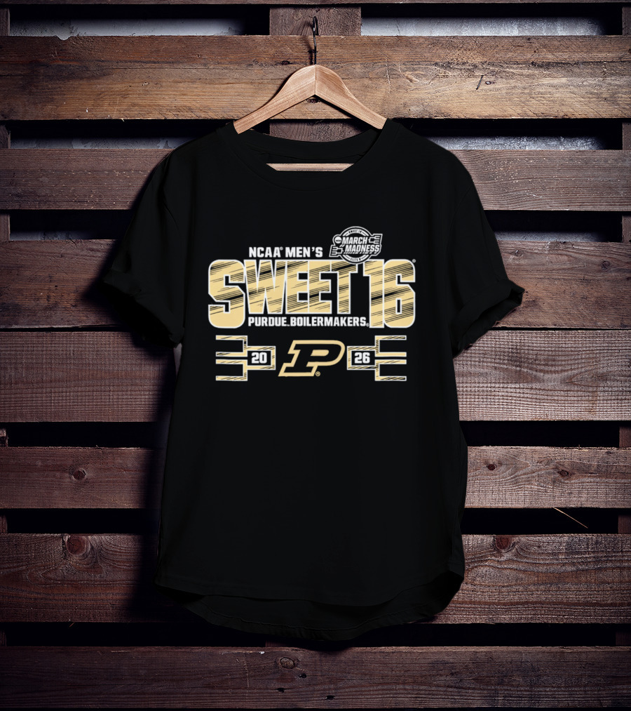 NCAA Men's Sweet 16 2026 Purdue Boilermakers March Madness T-Shirt
