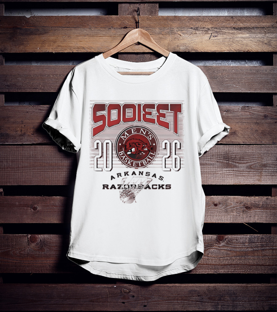 Arkansas Razorbacks 2026 SooiEet Men's Basketball T-Shirt