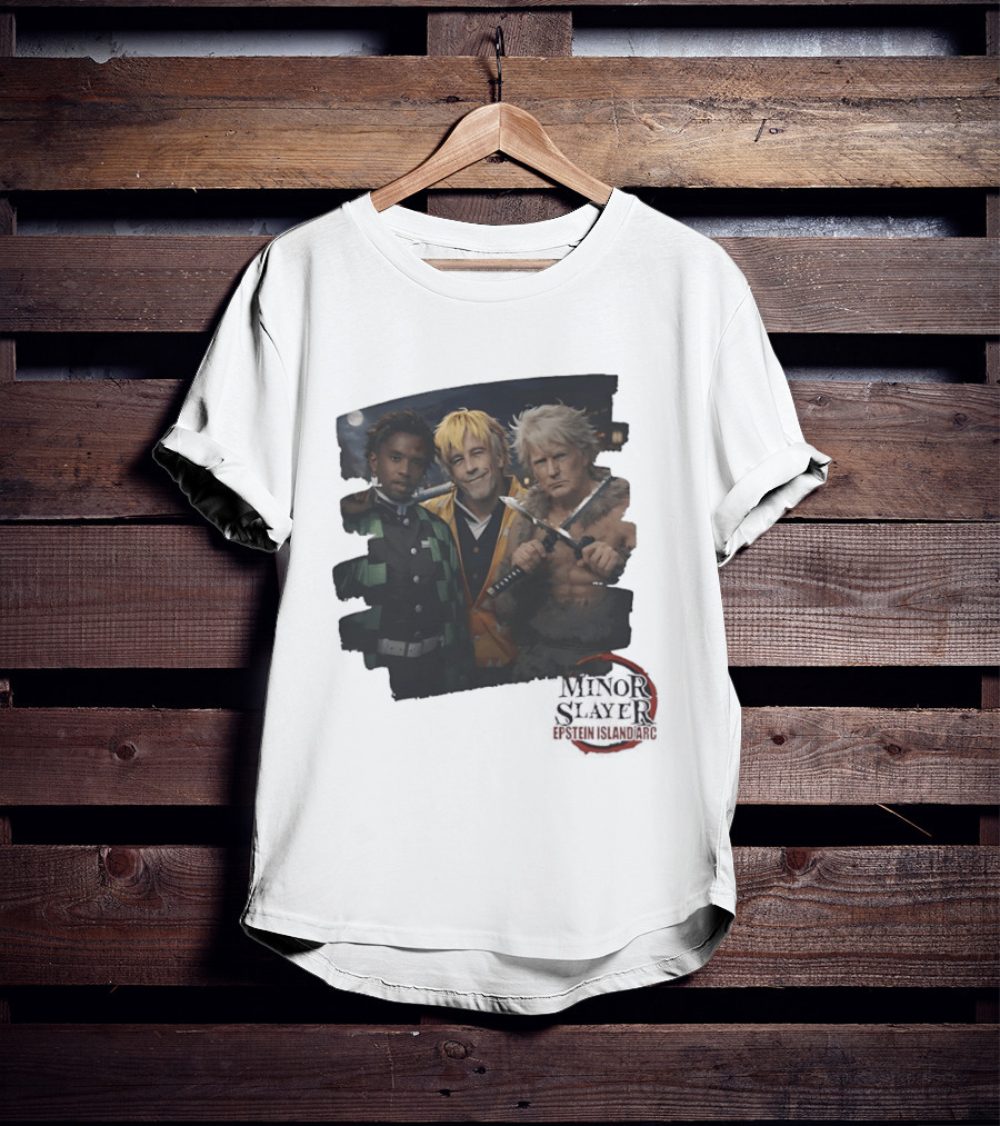 Minor Slayer Epstein Island Arc Characters Cosplay T-Shirt