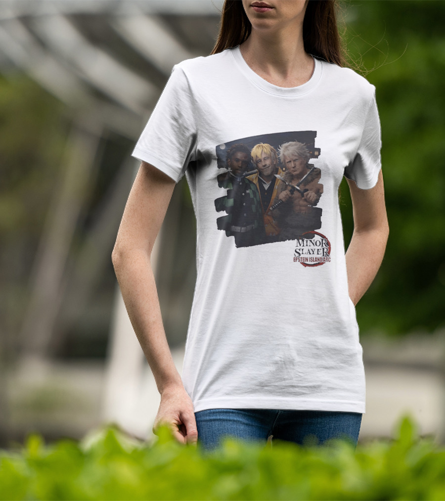 Minor Slayer Epstein Island Arc Characters Cosplay T-Shirt
