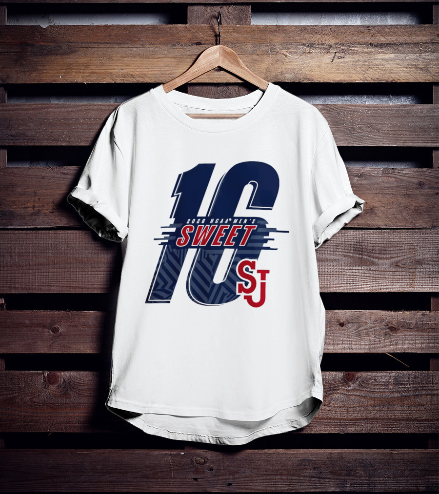 St. John's 2026 NCAA Men's Basketball Sweet 16 SJU T-Shirt