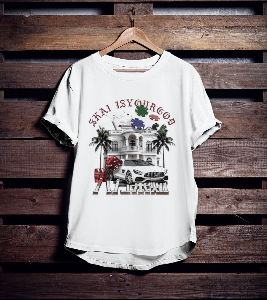Skai Isyourgod Mansion Tropical Palms Rolling Loud T-Shirt