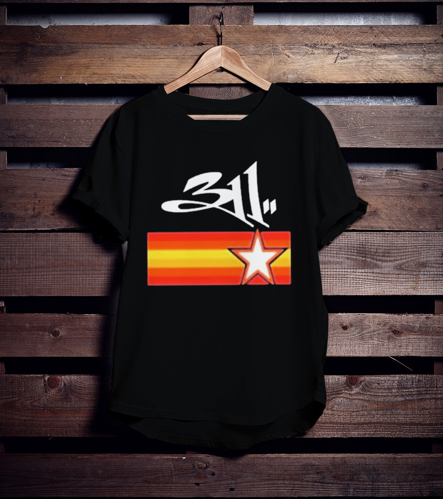 311 Band March 14 2026 Houston Star And Stripes T-Shirt